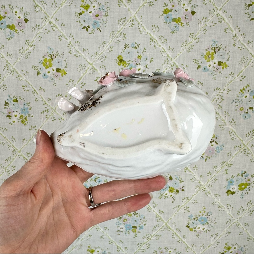 Vintage Ceramic Child Roses Planter - Picture 4 of 10